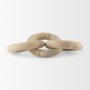 70125 - Alize Solid Wood Circular Chain Link Decorative Object