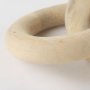 70125 - Alize Solid Wood Circular Chain Link Decorative Object