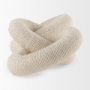 70126 - Alize Cotton Rope Wrapped Solid Wood Circular Chain Link Decorative Object