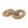 70127 - Alize Jute Wrapped Solid Wood Circular Chain Link Decorative Object