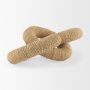 70127 - Alize Jute Wrapped Solid Wood Circular Chain Link Decorative Object