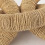 70127 - Alize Jute Wrapped Solid Wood Circular Chain Link Decorative Object