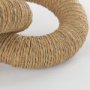 70127 - Alize Jute Wrapped Solid Wood Circular Chain Link Decorative Object