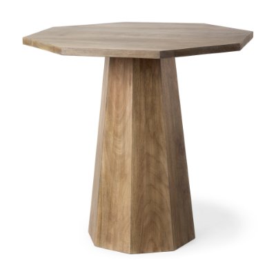 70161-AB - Maxine Hexagonal Wood Foyer Table