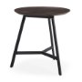 70107 - Todd Dark Brown Wood W/ Metal Legs Side Table