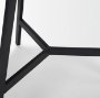 70107 - Todd Dark Brown Wood W/ Metal Legs Side Table