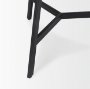 70107 - Todd Dark Brown Wood W/ Metal Legs Side Table