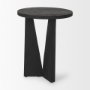 70110 - Mattius Black Wood Accent Table