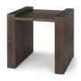 70113 - Athelia Dark Brown Wood Accent Table