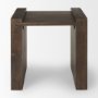 70113 - Athelia Dark Brown Wood Accent Table