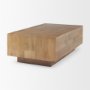 70116 - Hayden Light Brown Wood Rectangular Coffee Table