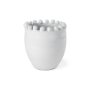 70162 - Basin Small Off-White Glazed Vase