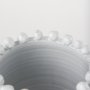 70162 - Basin Small Off-White Glazed Vase