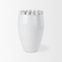 70163 - Basin Medium Off-White Glazed Vase