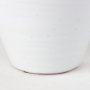 70163 - Basin Medium Off-White Glazed Vase