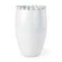 70164 - Basin Large Off-White Glazed Vase