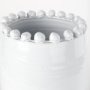 70164 - Basin Large Off-White Glazed Vase