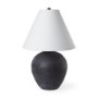 70166 - Marvin Black Ceramic Table Lamp 