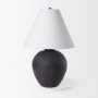 70166 - Marvin Black Ceramic Table Lamp 