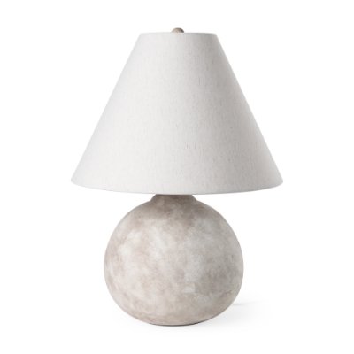 70168 - Mehdi Cream Ceramic Table Lamp
