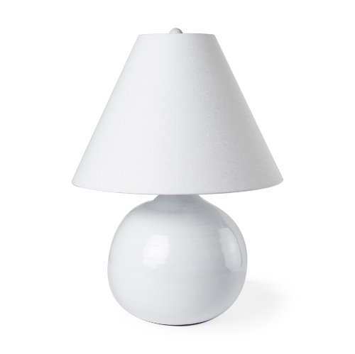 70169 - Mehdi White Ceramic Table Lamp