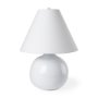 70169 - Mehdi White Ceramic Table Lamp