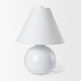 70169 - Mehdi White Ceramic Table Lamp