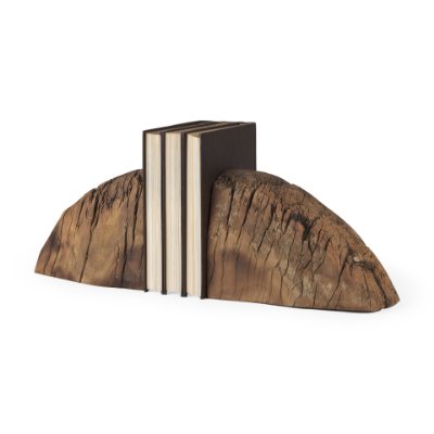70171 - Incana Handmade Reclaimed Wooden Bookends
