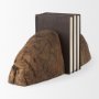70171 - Incana Handmade Reclaimed Wooden Bookends