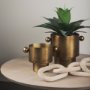 69571 - Alix 29.0L x 5.0W x 5.0H Beige Wooden Link Chain Decorative Object