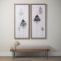 102247-FS - Rain of Leaf II by Mercana Studio a Hand Embellished Textured Framed Canvas