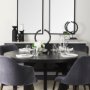 68670 - Carollan I (Small) 7L x 7W Black Geometric Wood Ball Jack