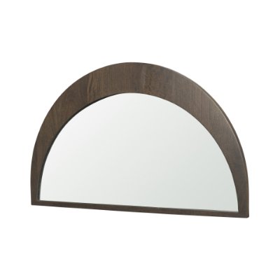 70138 - Celeste Dark Brown Wood Small Mirror