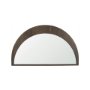 70138 - Celeste Dark Brown Wood Small Mirror