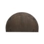 70138 - Celeste Dark Brown Wood Small Mirror