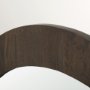 70138 - Celeste Dark Brown Wood Small Mirror