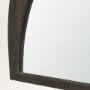 70138 - Celeste Dark Brown Wood Small Mirror