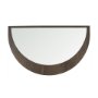 70138 - Celeste Dark Brown Wood Small Mirror