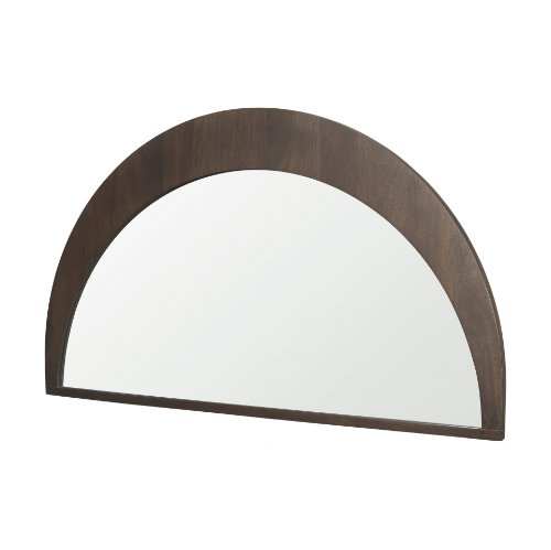 70139 - Celeste Dark Brown Wood Large Mirror