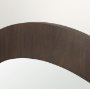 70139 - Celeste Dark Brown Wood Large Mirror