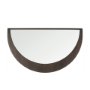 70139 - Celeste Dark Brown Wood Large Mirror