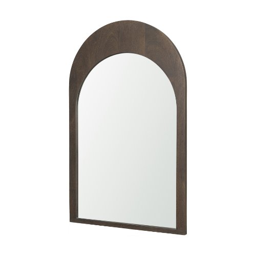 70140 - Celeste Dark Brown Wood Arched Mirror