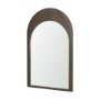 70140 - Celeste Dark Brown Wood Arched Mirror