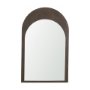 70140 - Celeste Dark Brown Wood Arched Mirror