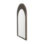 70140 - Celeste Dark Brown Wood Arched Mirror