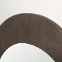 70140 - Celeste Dark Brown Wood Arched Mirror