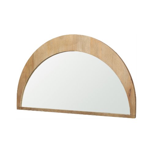 70141 - Celeste Light Brown Wood Small Mirror