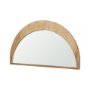 70141 - Celeste Light Brown Wood Small Mirror