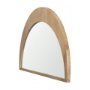 70141 - Celeste Light Brown Wood Small Mirror