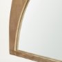 70141 - Celeste Light Brown Wood Small Mirror